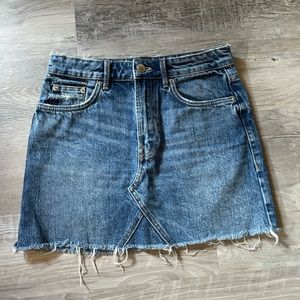 A&F denim skirt